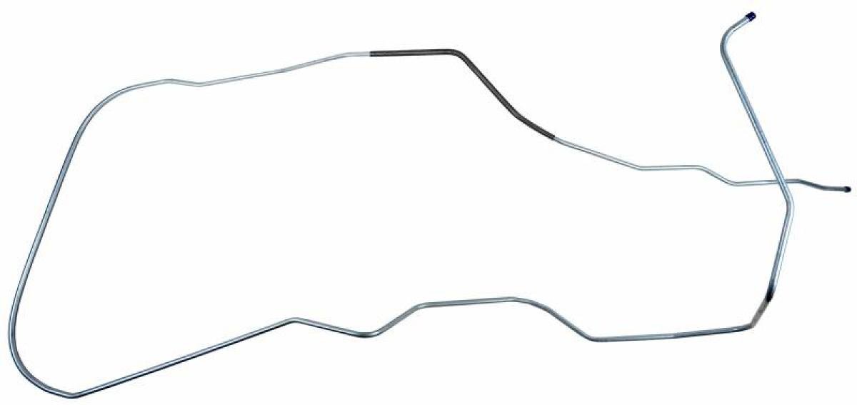 Shafers Classic Reproductions 1965-1966 Chevrolet Full Size Long Gas Lines (Pump To Tank), Stainless Steel GLL405S