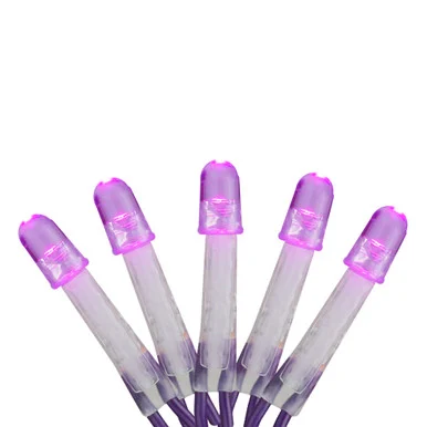 2′ x 8′ Purple LED Tree Trunk Wrap Christmas Net Lights – Purple Wire