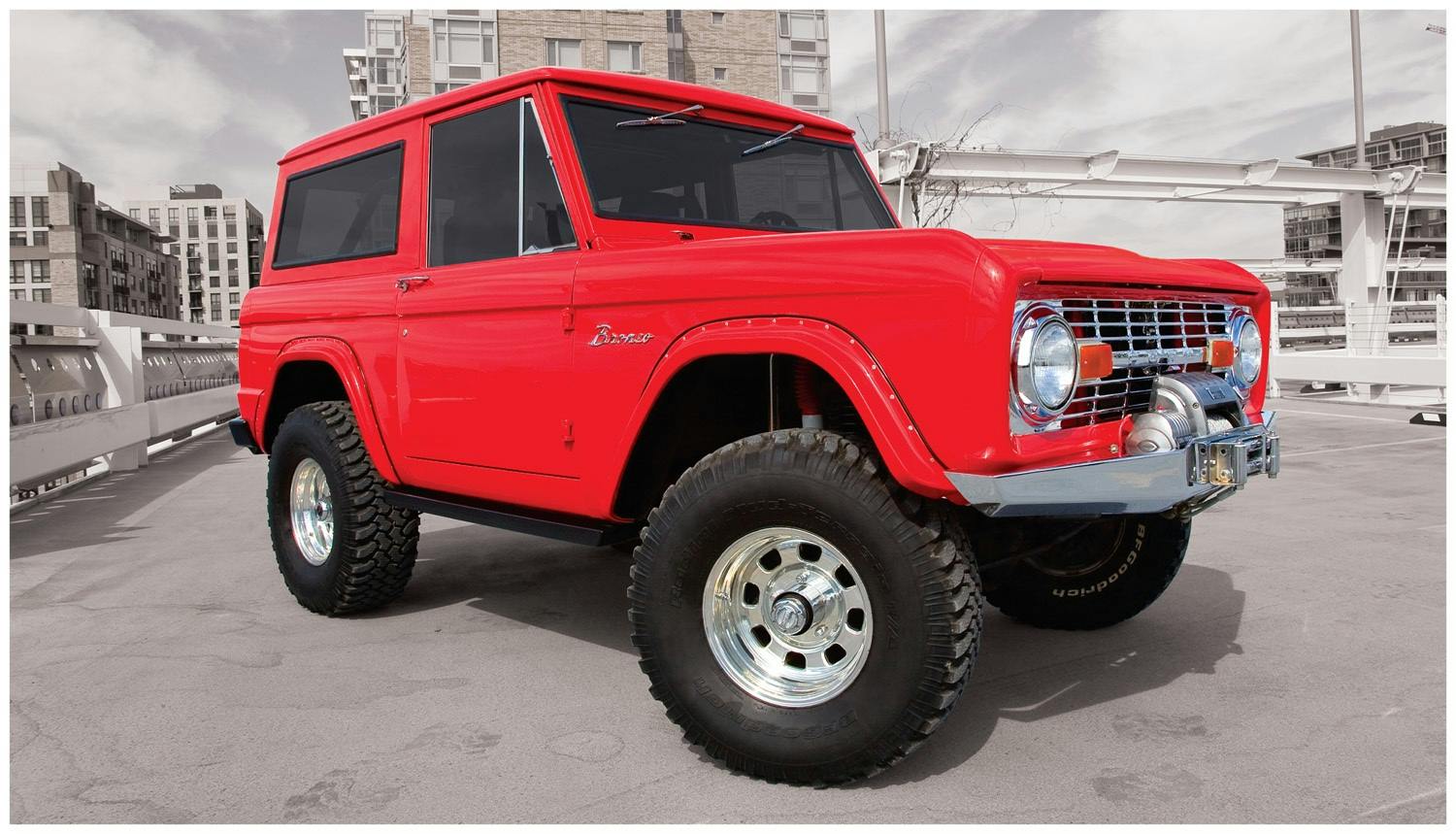 Bushwacker 20001-07 Fender Flares Cutout Style 2Pc Front