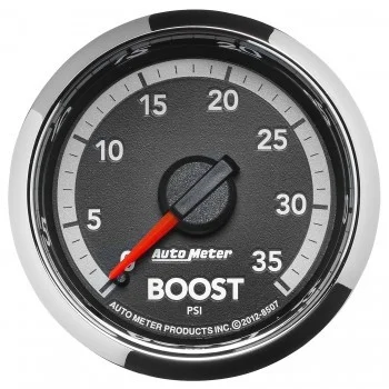 AutoMeter Factory Match Mechanical 0-35psi Boost Gauge (Black) – 8507