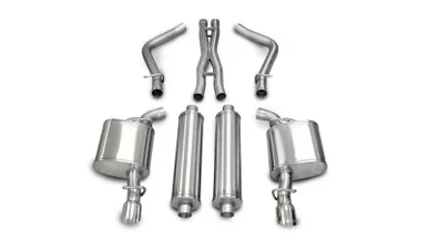 DISCONTINUED CORSA 14177 Sport Cat-Back Polished Tips for 05-10 Charger, Magnum R/T & 300C 5.7L