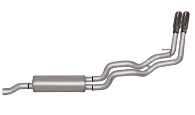 Gibson 66560 Dual Sport Cat-Back Performance Exhaust Stainless Tips for 2008 Dodge Ram 1500 Quad Cab Short Bed 4.7L Magnum