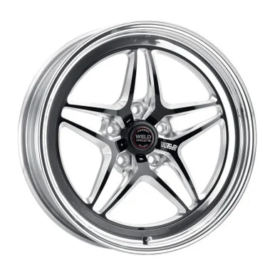 WELD Racing 81HB7050W22A S81 RT-S 17×5 2.2″ Backspace Black Center Front Wheel for 05-14 Challenger, Charger, Magnum, 300C SRT8, 15-23 Scat Pack & 2023 Demon 170