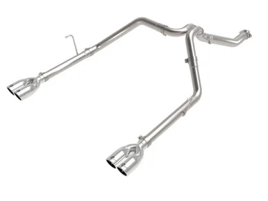 aFe Power 49-38095-P Vulcan Series 3″ to 2-1/2″ DPF-Back Exhaust System Polished Tips for 21-24 Jeep Gladiator 3.0L EcoDiesel