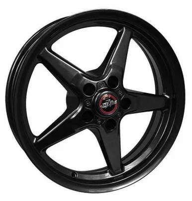 Race Star 92-745442B 92 Drag Star Bracket Racer Wheel Gloss Black 17×4.5 1.75″ Backspace