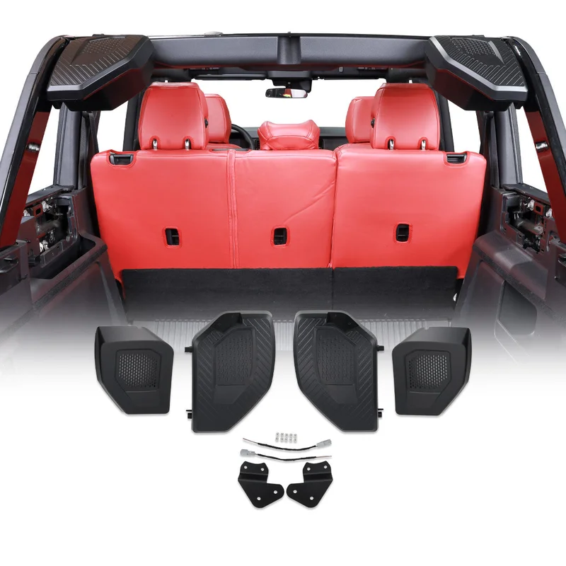 IAG I-Line Rear D Pillar Audio Cover for 6.5″ Speaker for 2021+ Ford Bronco