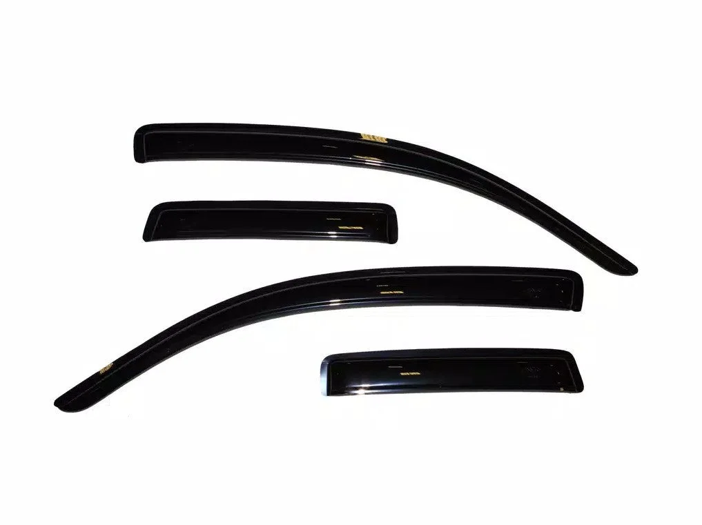 AVS Ventvisor Outside Mount Window Deflectors 4pc For 2007-21 Toyota Tundra Double Cab – Smoke – 94761