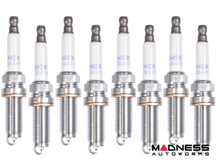 Jaguar F-TYPE Spark Plugs – Laser Iridium – NGK – set of 8 (SVR Models)