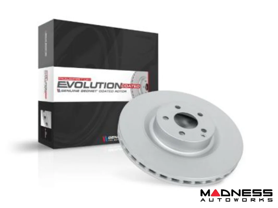 Jaguar XJR Brake Rotor (1) – Front – Powerstop – Evolution High Carbon – ’14 – ’19