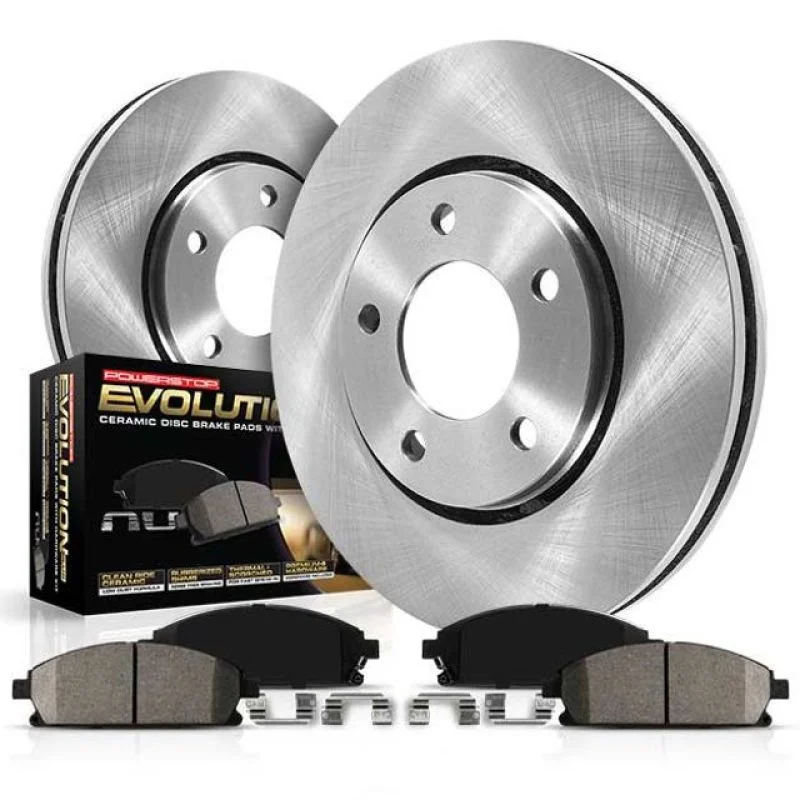 Jaguar XF Brake Kit – Front – PowerStop – Z17 Evolution Plus Ceramic Pads + Autospecialty Rotors – `10-`15