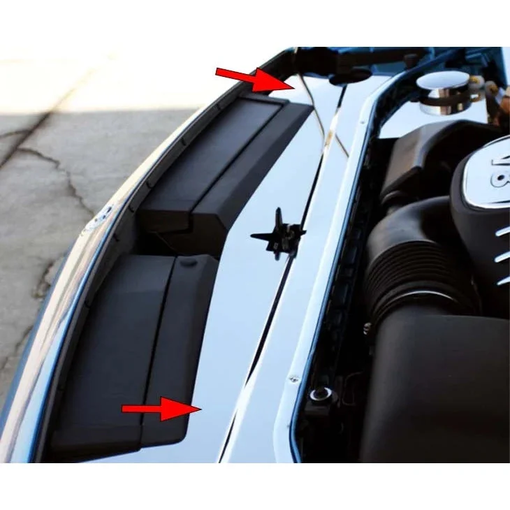 American Car Craft Polished Header Plate: Dodge Challenger 2008 – 2014