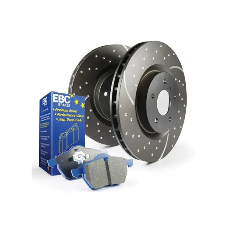 EBC S6 Brake Pads & Rotors Kit (FRONT): Dodge Durango 18-26 6.4L 392, Jeep Grand Cherokee 12-21 6.4L