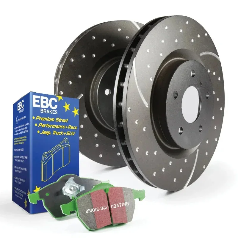 EBC S3 Brake Pads & Rotors Kit (REAR): Jeep Commander / Grand Cherokee 05-10 5.7L/3.7L (Excluding SRT8 Models)