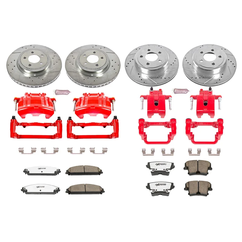 PowerStop Z26 Street Kit w/ Calipers (F&R): Fits Most Chrysler/Dodge 6.4L/6.2L/5.7L/3.6L (12-21)