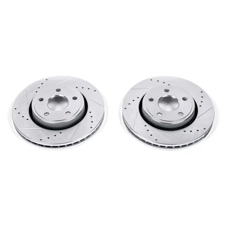 PowerStop Evolution Drilled & Slotted Rotors (FRONT): Fits Most Dodge/Jeep 6.4L/5.7L/3.6L (11-20)