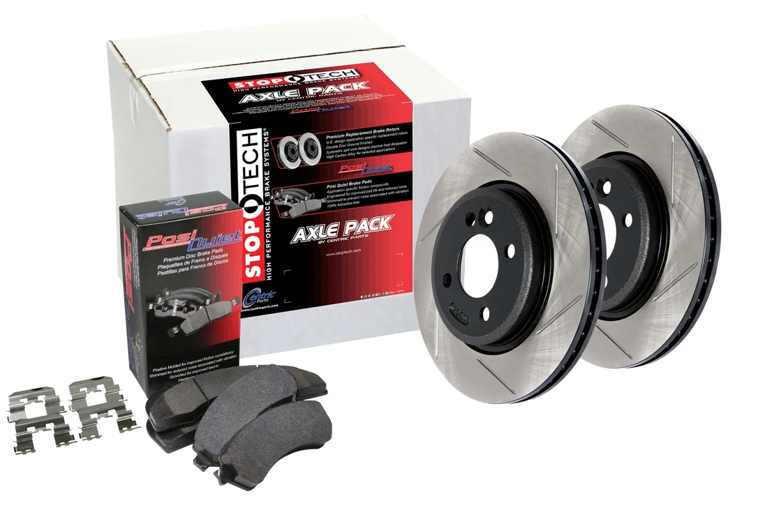 StopTech Street Axle Pack Slotted Rear Brake Kit