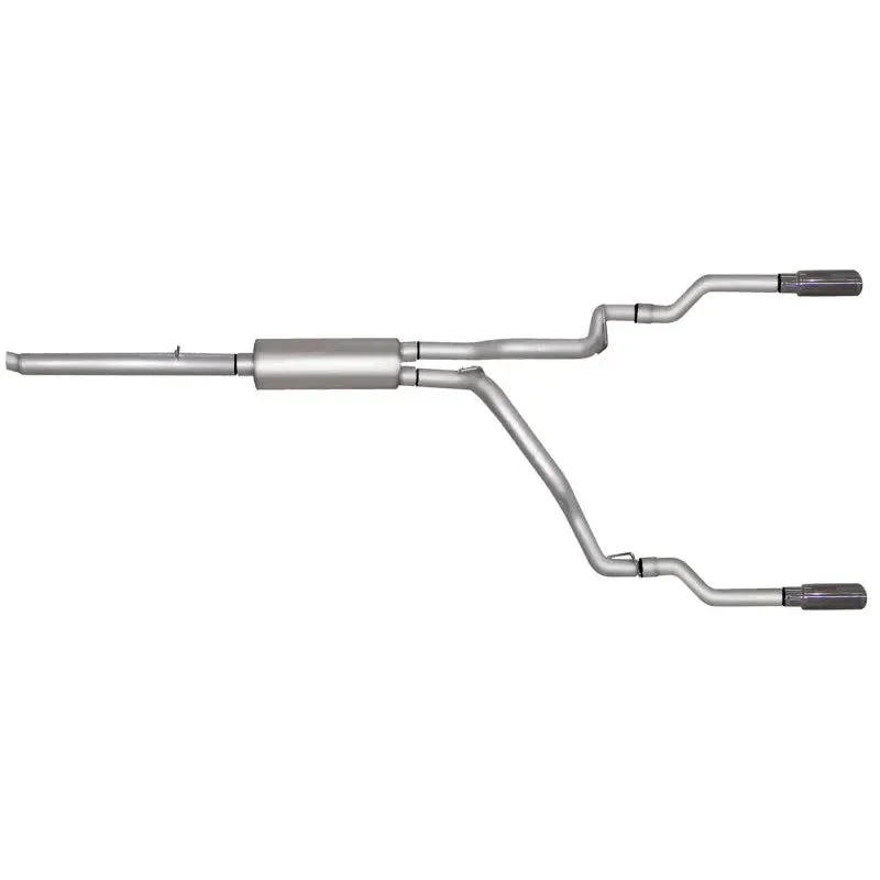 Gibson Stainless Steel Cat-Back Dual Split Exhaust: Dodge Dakota 05-10 5.7L Hemi