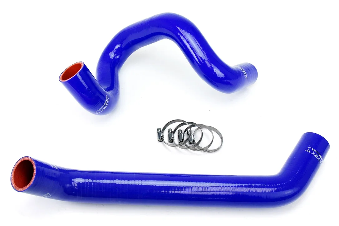 HPS Performance High Temp Reinforced Silicone Radiator Coolant Hose Kit, Blue, 57-1220R-BLUE