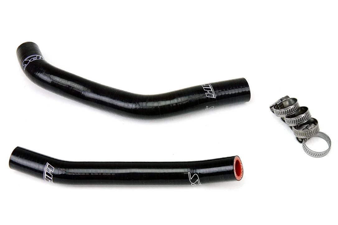 HPS Performance High Temp Reinforced Silicone Radiator Coolant Hose Kit, Black, 57-1349-BLK