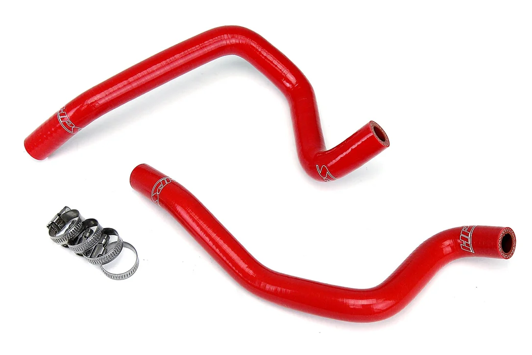 HPS Performance High Temp Reinforced Silicone Heater Coolant Hose Kit, Red, 57-1803-RED