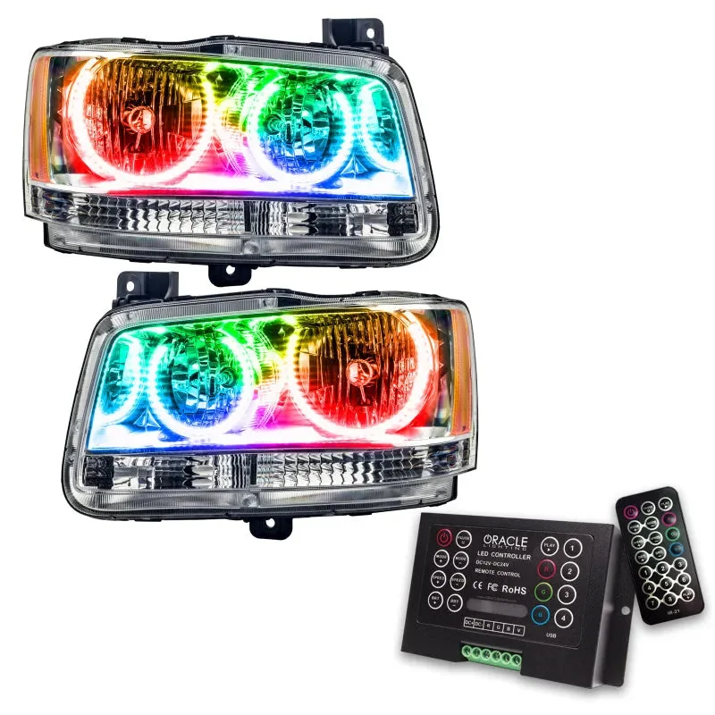 Oracle Lighting Chrome ColorSHIFT SMD Headlight w/ 2.0 Controller: Dodge Magnum 08 6.1L/5.7L/3.5L/2.7L