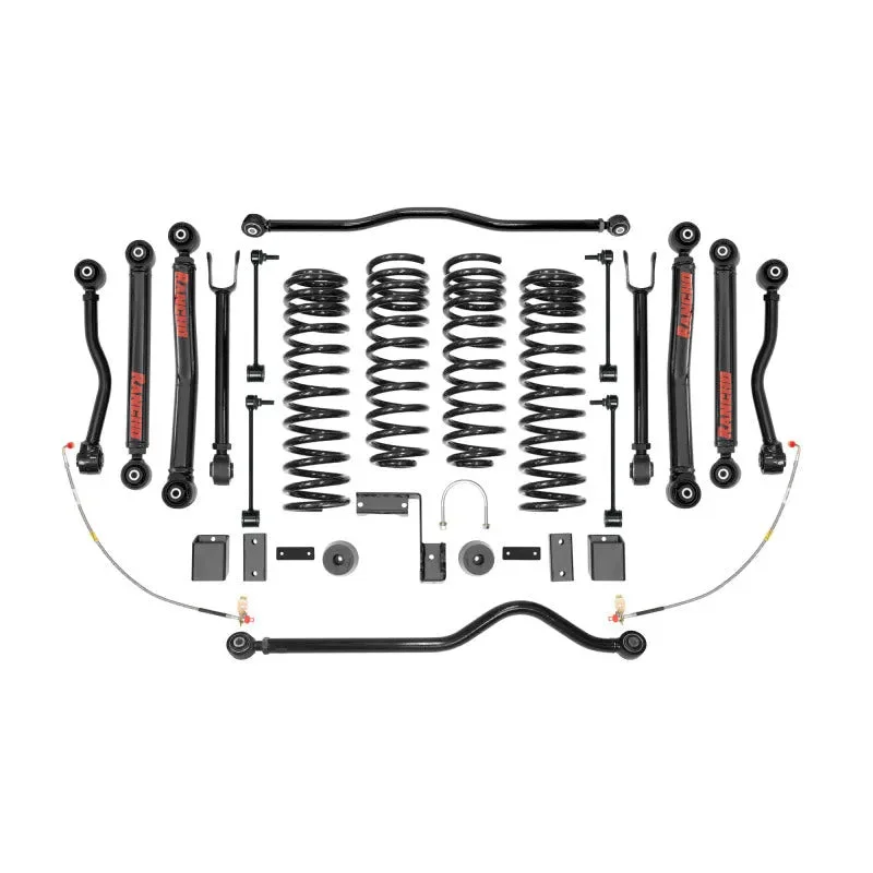Rancho Short Arm Suspension System Component Box Three: Jeep Wrangler (07-17) / Wrangler JK (18)