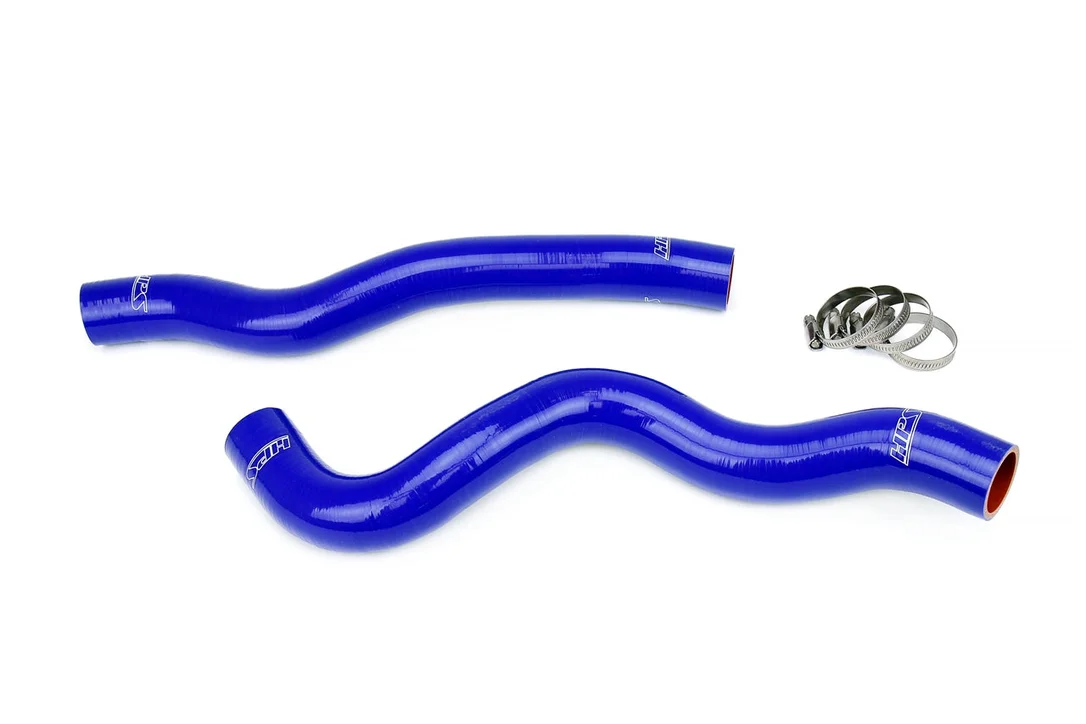 HPS Performance High Temp Reinforced Silicone Radiator Coolant Hose Kit, Blue, 57-1964-BLUE