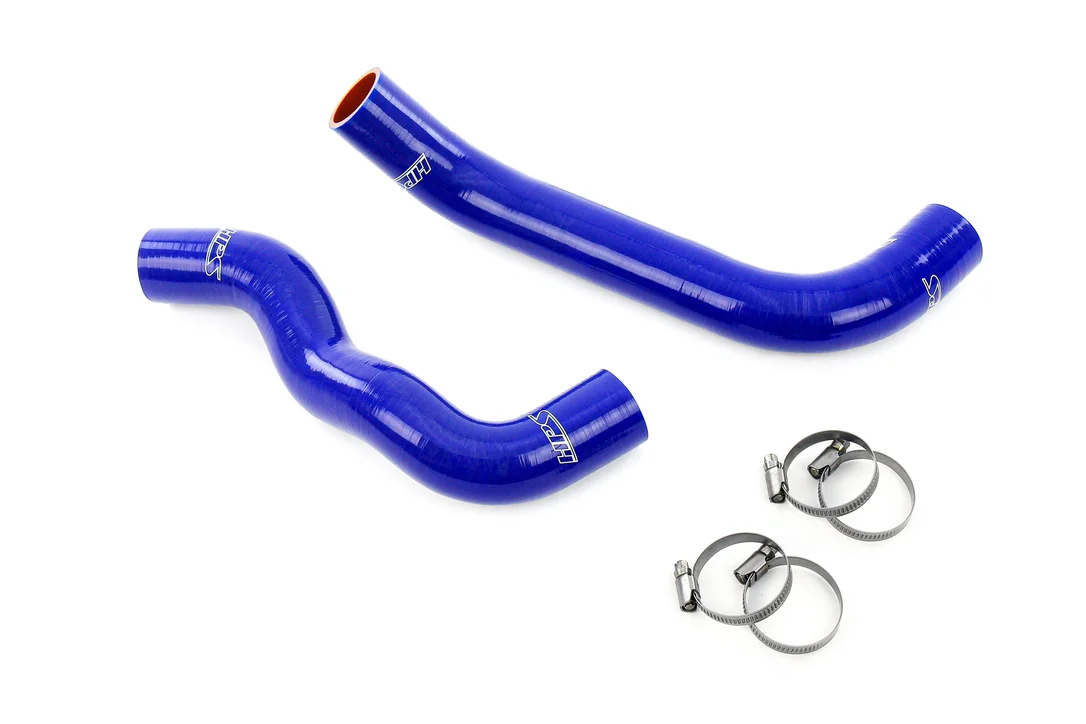 HPS Performance High Temp Reinforced Silicone Radiator Coolant Hose Kit, Blue, 57-2127-BLUE