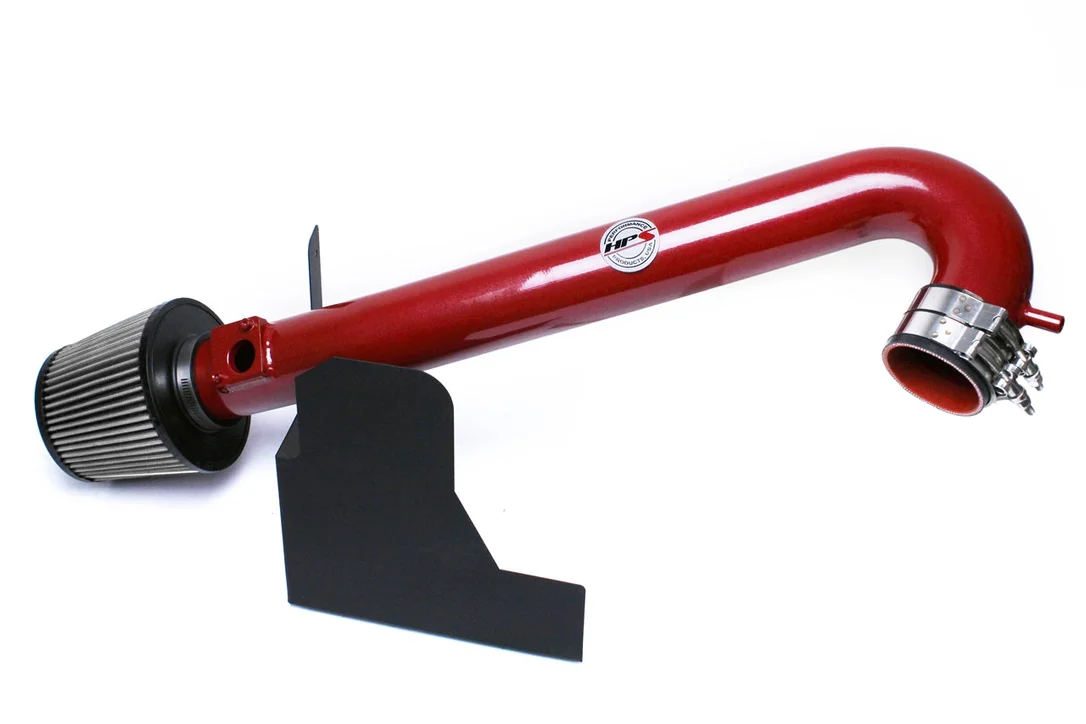 HPS Performance Air Intake Kit with Heat Shield, Red, 827-563R