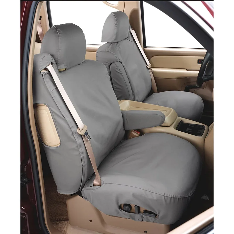 Covercraft SeatSaver Waterproof Polyester Front Seat Covers: Jeep Grand Cherokee 14-21 5.7L/3.6L/3.0L EcoDiesel
