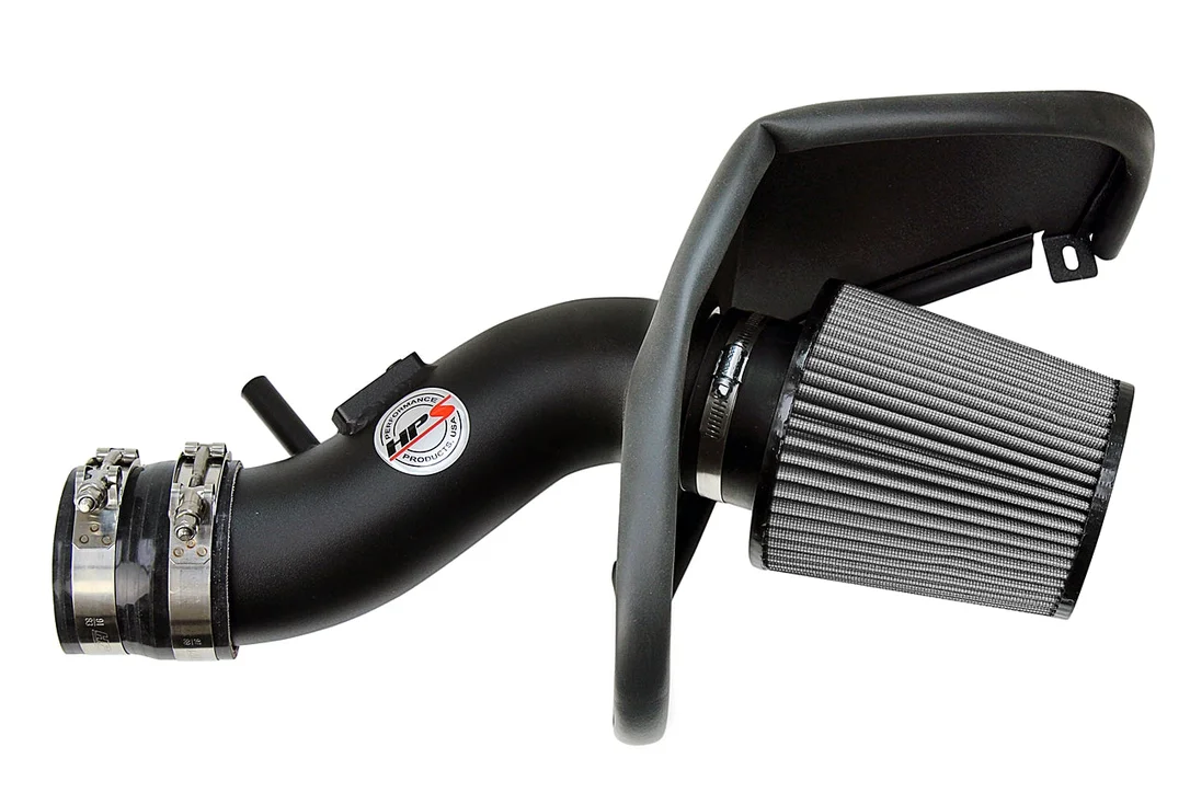HPS Performance Air Intake Kit with Heat Shield, Black, 827-621WB