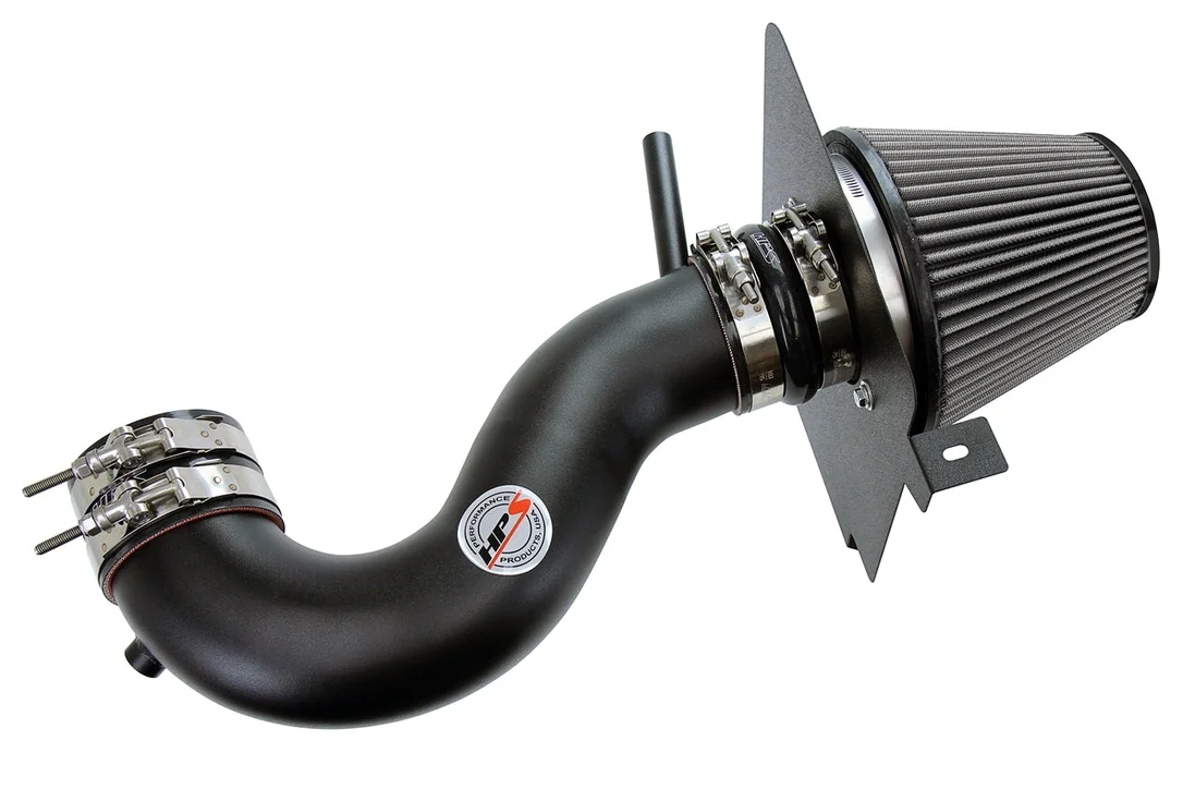 HPS Performance Air Intake Kit with Heat Shield, Black, 827-627WB