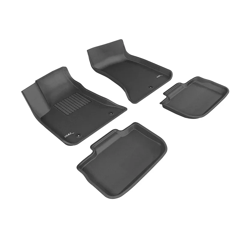 3D MAXpider ACE Kagu Floormats (Black, Both Rows): Chrysler 300 2011 – 2024 RWD