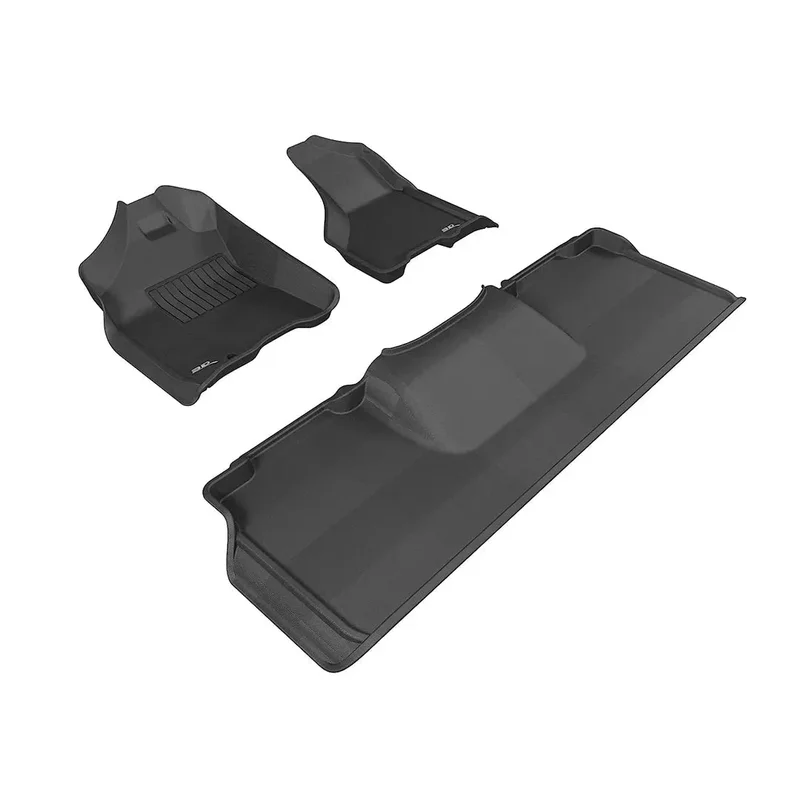3D MAXpider ACE Kagu Floormats (Black, Both Rows): Dodge Ram 2500 10 6.7L Diesel/5.9L Diesel/5.7L