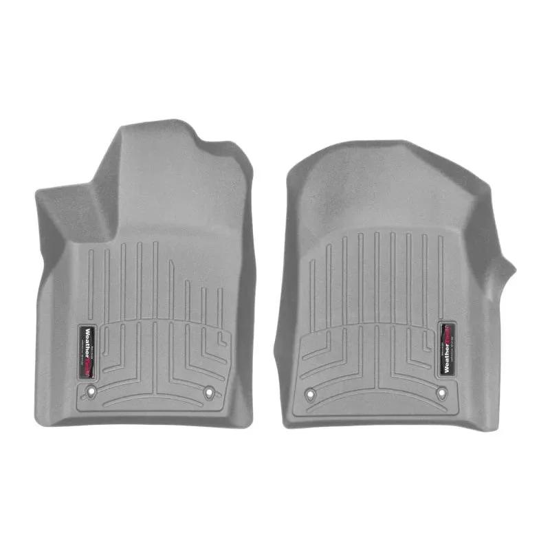 WeatherTech FloorLiner Front Floor Mats (Gray): 2015 Dodge Durango / Jeep Grand Cherokee