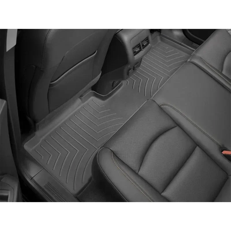 WeatherTech FloorLiner Rear Floor Mats (REAR): Ram 1500 (19-24) Crew Cab w/ Storage – Black