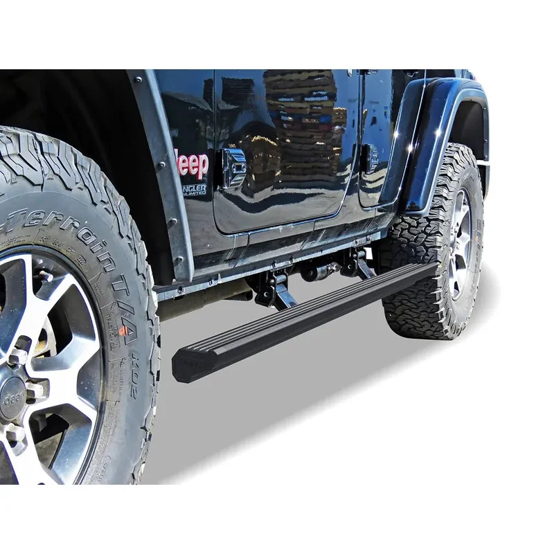 APS W Series Electric Running Boards (Pair): Jeep Wrangler JL 4-Door 2018 – 2025