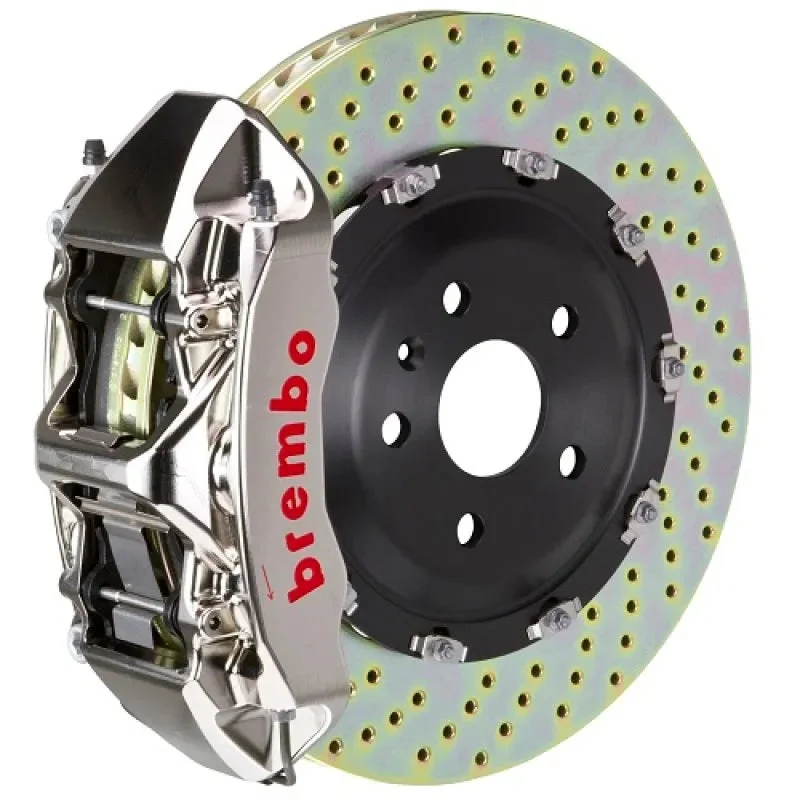 Brembo GTR Big Brake System 6-Piston 380mm Drilled (FRONT): Jeep Wrangler JK 2007-2018
