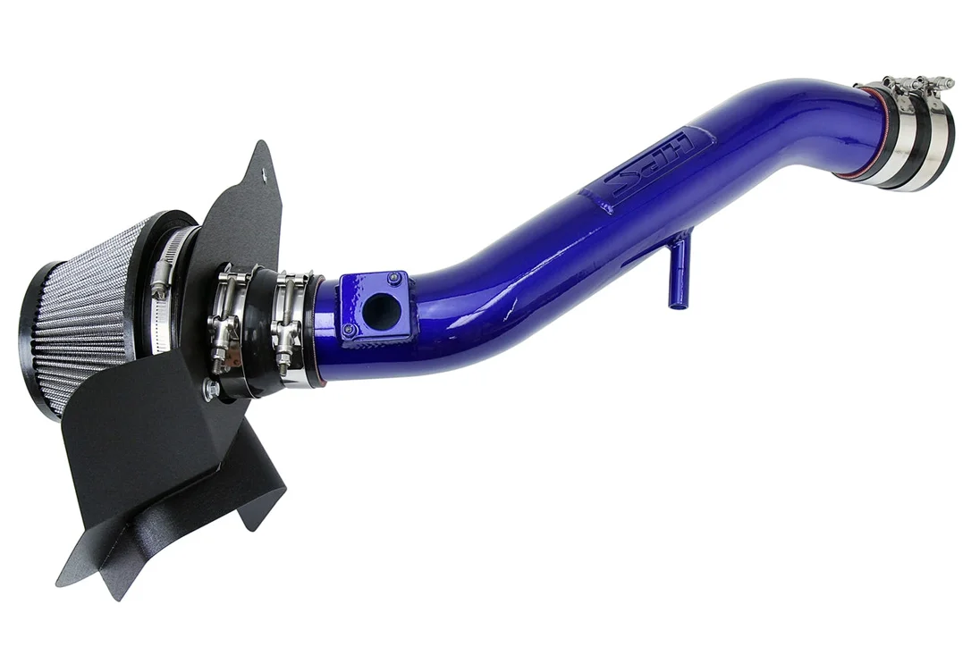 HPS Performance Air Intake Kit with Heat Shield, Blue, 827-682BL