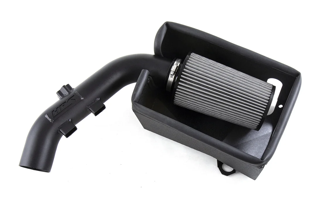 HPS Performance Air Intake Kit with Heat Shield, Black, 827-698WB