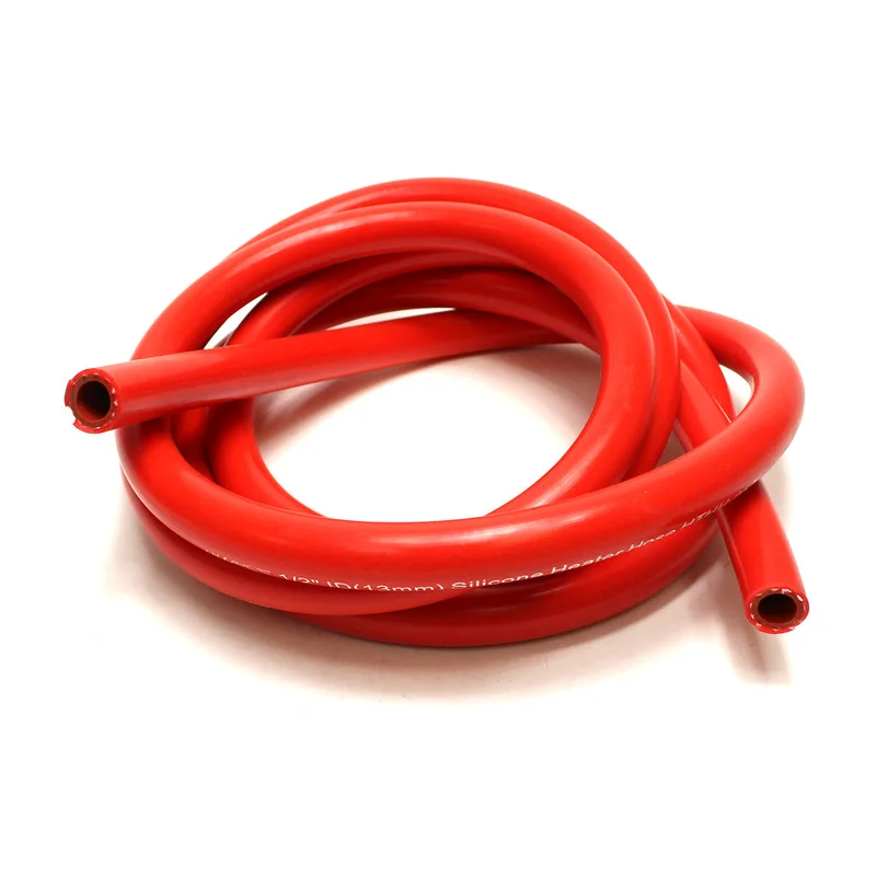 HPS 3/4″ ID Red high temp reinforced silicone heater hose, Max Working Pressure 70 psi, Max Temperature Rating: 350F, Bend Radius: 3″
