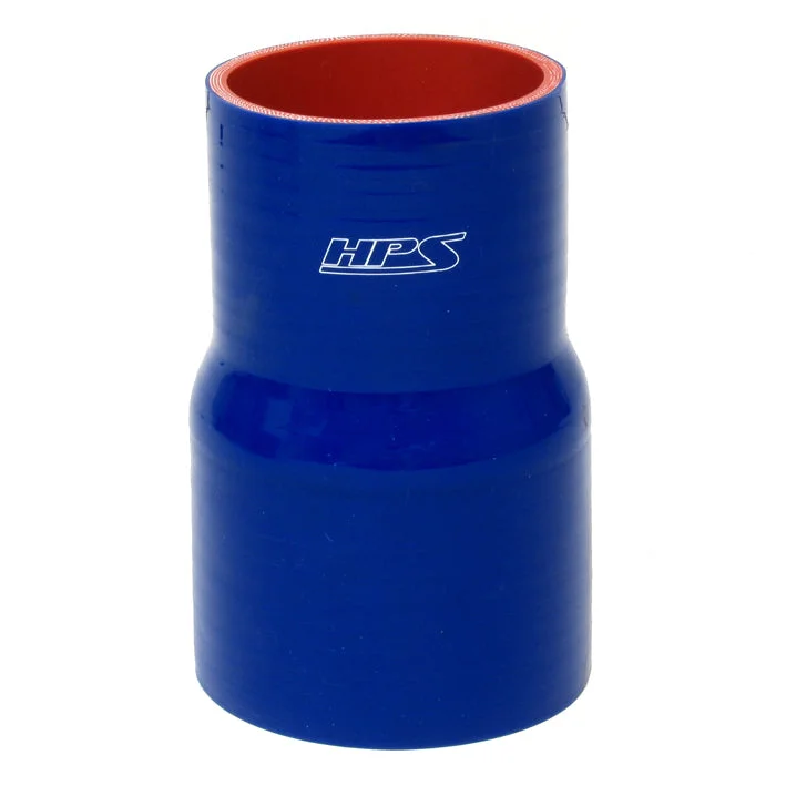 HPS 3/4″ – 1″ ID , 4″ Long High Temp 4-ply Reinforced Silicone Reducer Coupler Hose Blue (19mm – 25mm ID , 102mm Length)