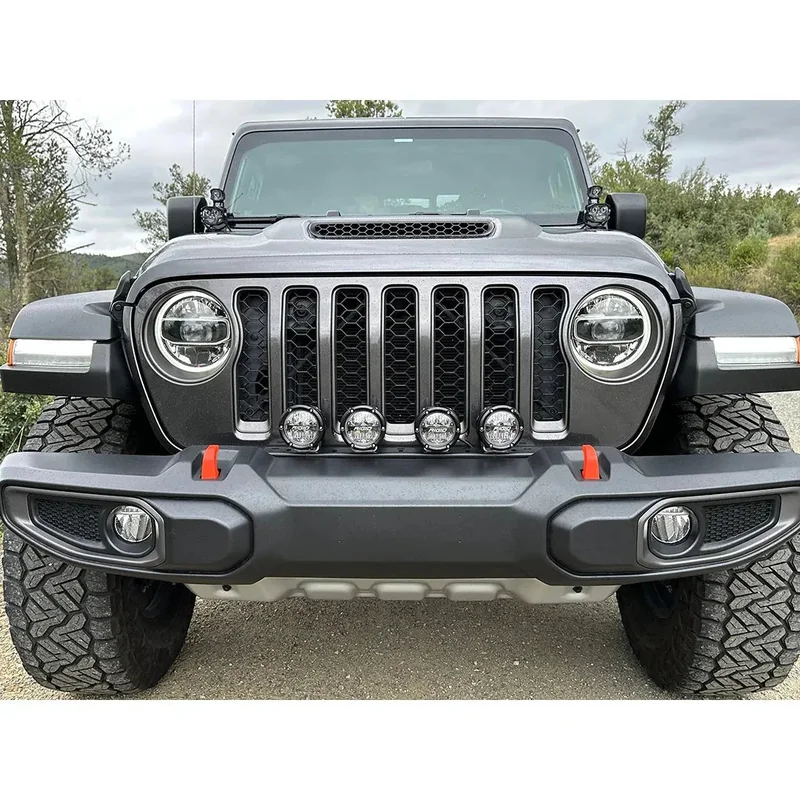 Artec Industries Front Bumper Light Bridge Mount: Jeep Wrangler (18-25)