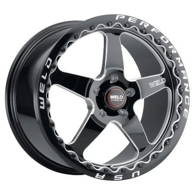 WELD Racing S90400575P38 Ventura Beadlock 20×10.5 7.25″ Backspace Gloss Black Front or Rear Wheel for 12-21 Jeep Grand Cherokee SRT8, SRT 392, Trackhawk, 18-24 Durango SRT 392, 2021 & 23-25 SRT Hellcat