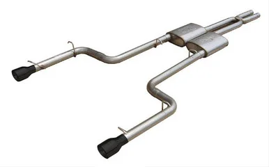 Pypes SMC10VB Cat Back Exhaust System Violator Pro Mufflers Black Tips for 06-10 Charger, Magnum & 300C 5.7L HEMI