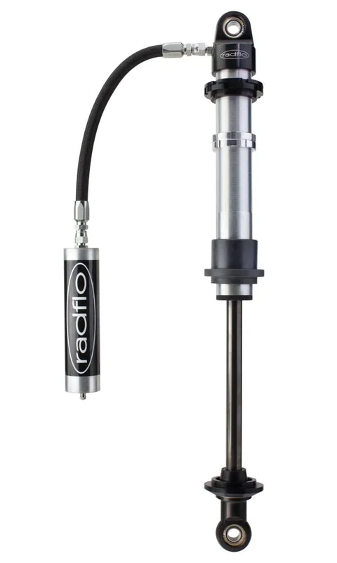 Radflo Off Road 2.0 Coilover 10″ Travel 5/8″ Shaft With Remote Reservoir 90 DEG Fitting And Dual Rate Spring Hardware
