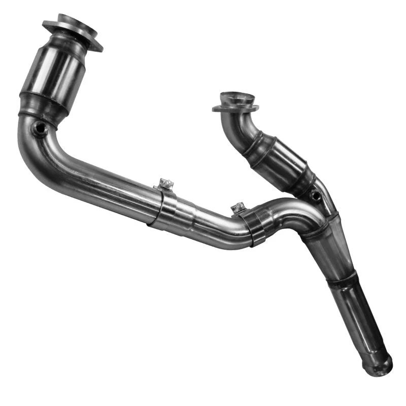 3″ Stainless GREEN Catted Y-Pipe 2014-2018 GM 1/2 Ton Truck 6.2L