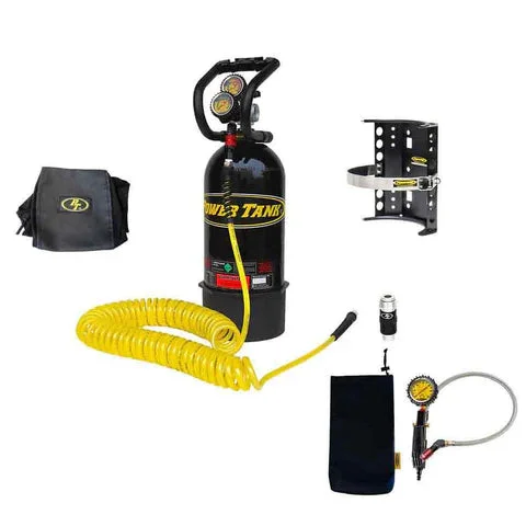 10 lb. Package B Power Tank | Gloss Black | XP400 Regulator | Padded Speed Bag V2