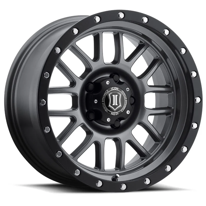 ICON ALLOYS | Alpha / Gunmetal with Black Ring
