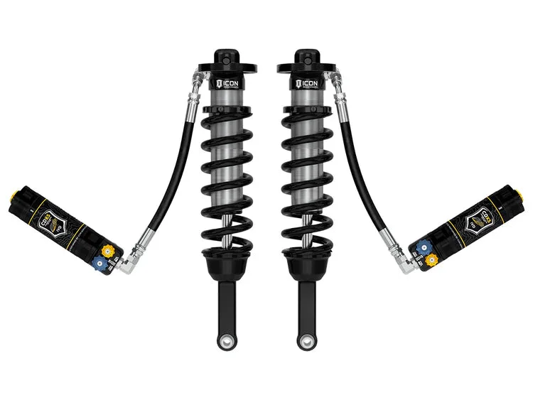 ICON 2005-2023 Toyota Tacoma, 0-3.5″/0-2.75″ Lift, Front, V.S. 2.5 Series Coilover Kit, Extended Travel, Remote Reservoir w/ CDXS, 700 lbs/in Coils, Pair